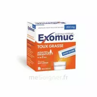 Exomuc 200 Mg, Granulés Pour Solution Buvable En Sachet 24 Sachets/3g à BOURG-SAINT-MAURICE
