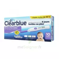 Clearblue Test D'ovulation 2 Hormones B/10 à BOURG-SAINT-MAURICE