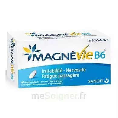 Magnevie B6 100 Mg/10 Mg Comprimés Pelliculés Plaq/60 à BOURG-SAINT-MAURICE